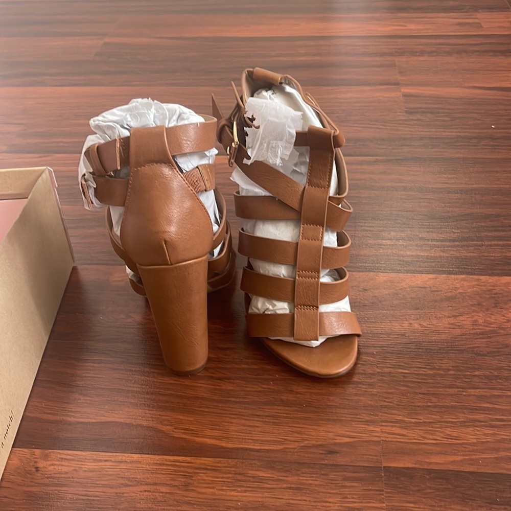 Strappy heels